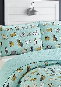Puppies Quilt Set