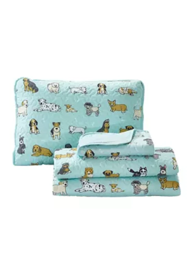 Puppies Quilt Set
