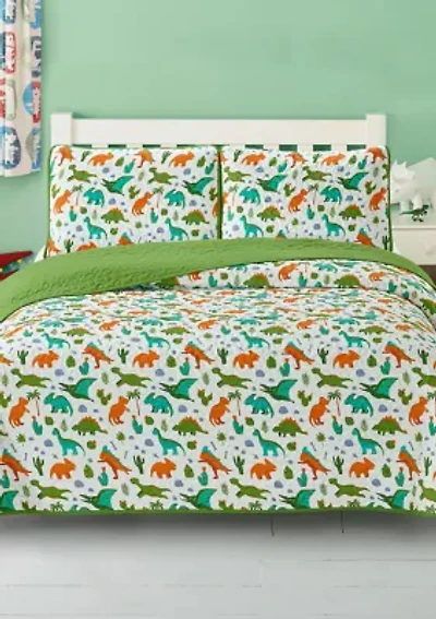 Dinosaur Park Quilt Set