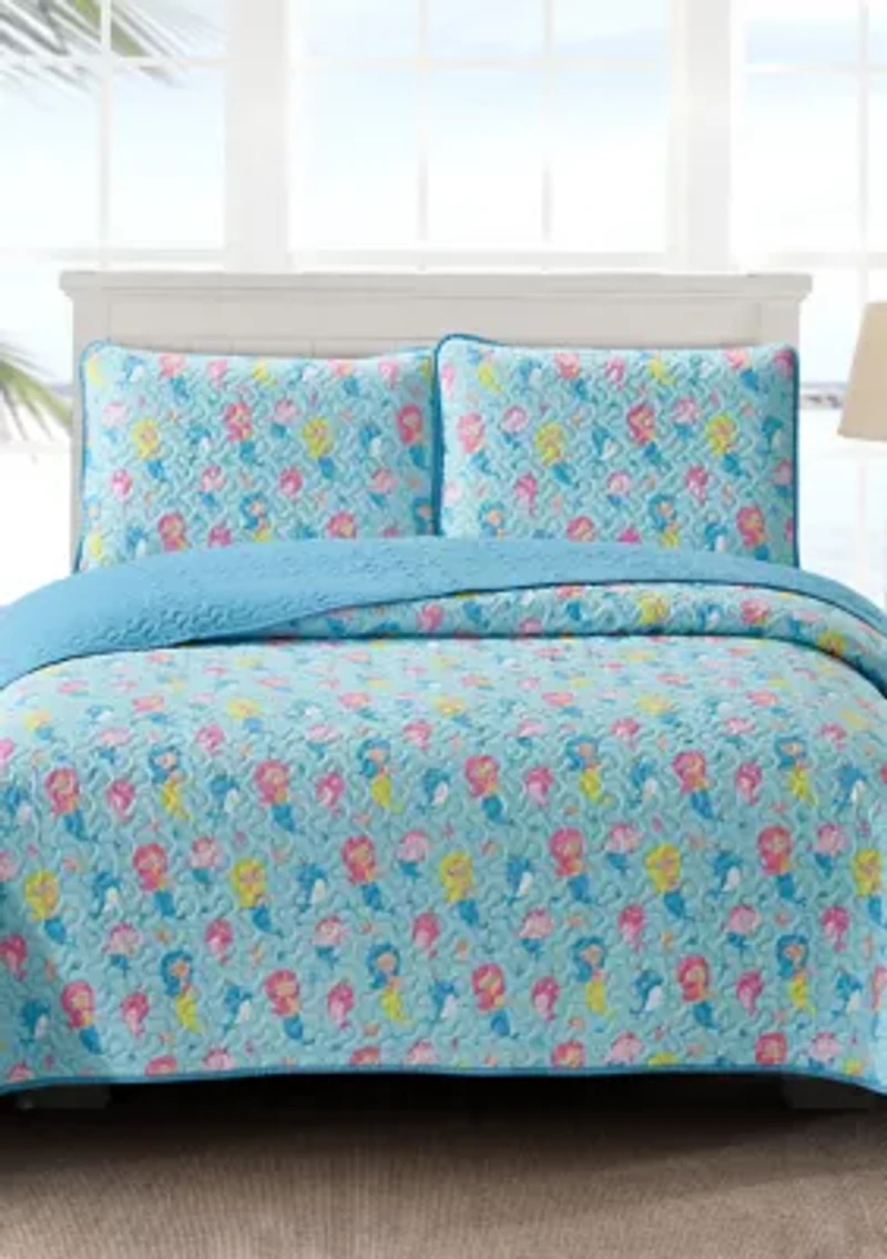 Mermaids and Friends Quilt Set