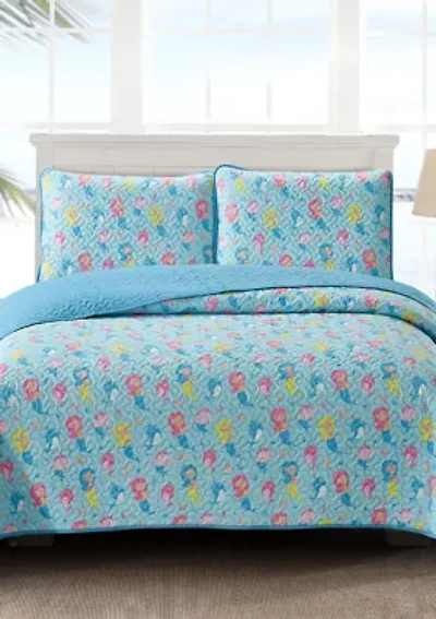 Mermaids and Friends Quilt Set