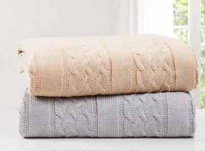 Sweater and Sherpa Throw