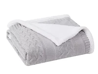 Sweater and Sherpa Throw