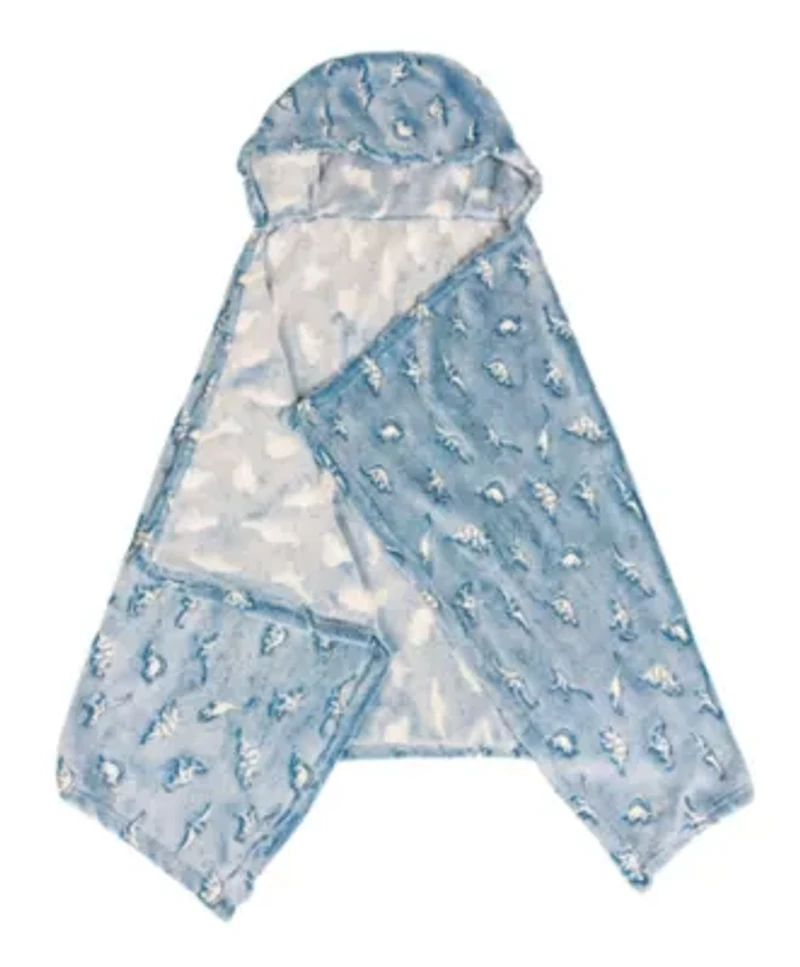 Kids Hooded Paw and Bones Throw