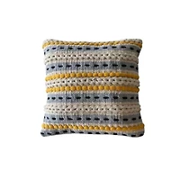 Malta Cotton Decorative Throw Pillow 18x18"