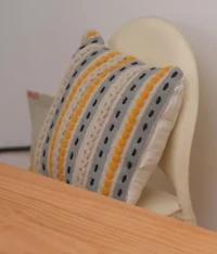 Malta Cotton Decorative Throw Pillow 18x18"