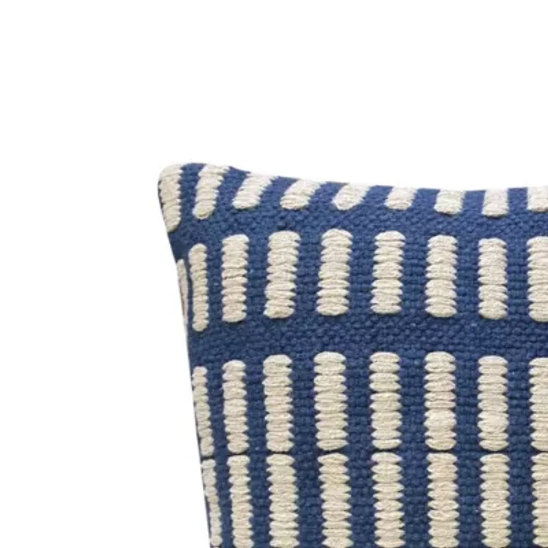 Mera Cotton Decorative Throw Pillow 18x18"
