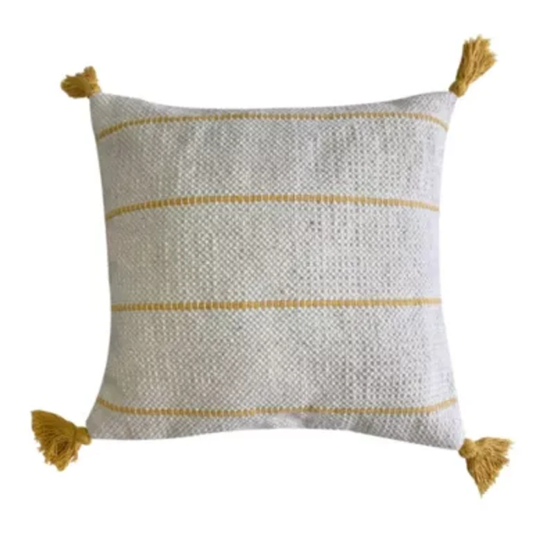 Mara Cotton Decorative Throw Pillow 18x18"