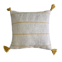Mara Cotton Decorative Throw Pillow 18x18"