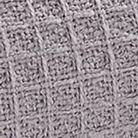 Cotton Solid Gray Blanket