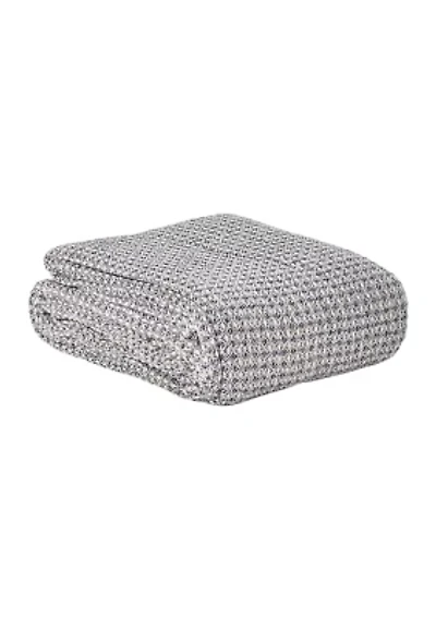 Cotton Solid Gray Blanket