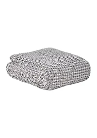Cotton Solid Gray Blanket
