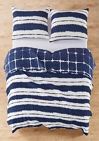 Shibori Stripe Quilt Set