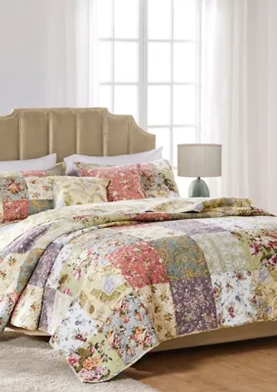 Blooming Prairie Quilt Set with Bonus Pillows