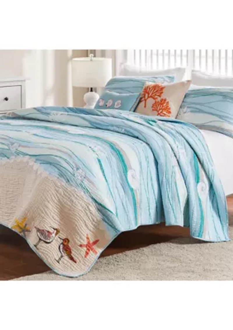 Maui Quilt Set with Bonus Pillows