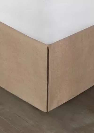 Burlap Bedskirt