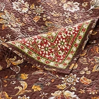 Audrey Chocolate Quilt Set