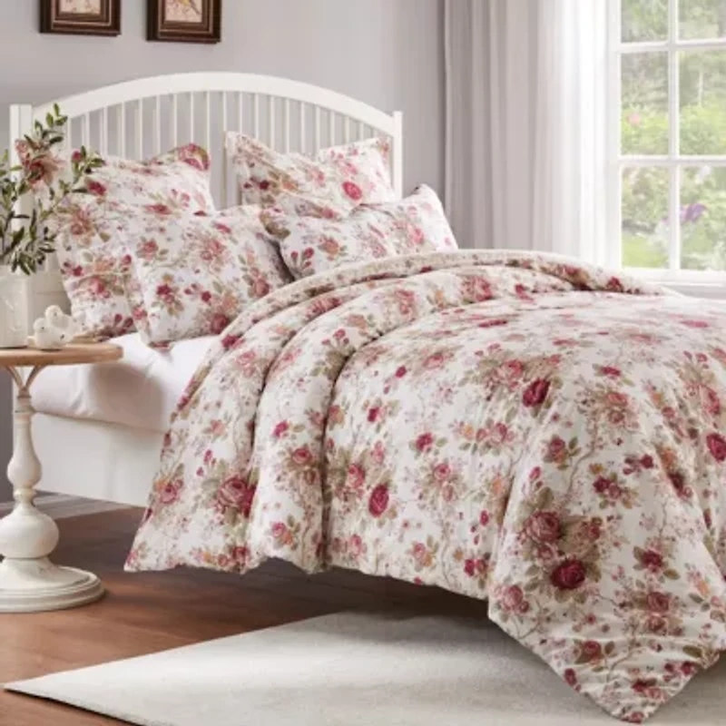 Antique Rose Duvet Set
