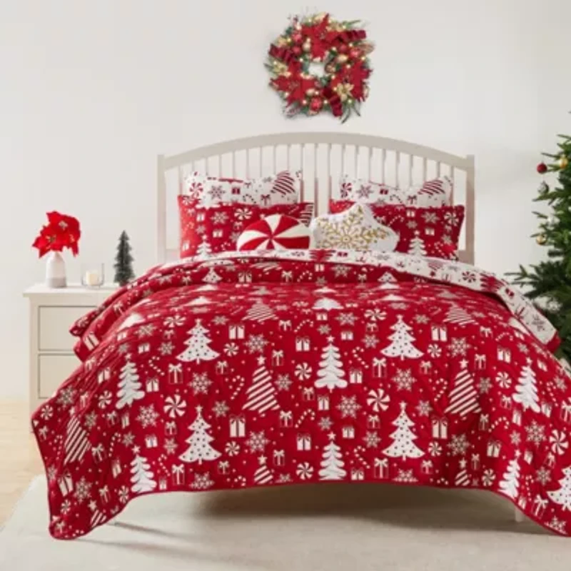 Peppermint Party Quilt Set