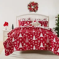 Peppermint Party Quilt Set