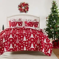 Peppermint Party Quilt Set