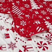 Peppermint Party Quilt Set