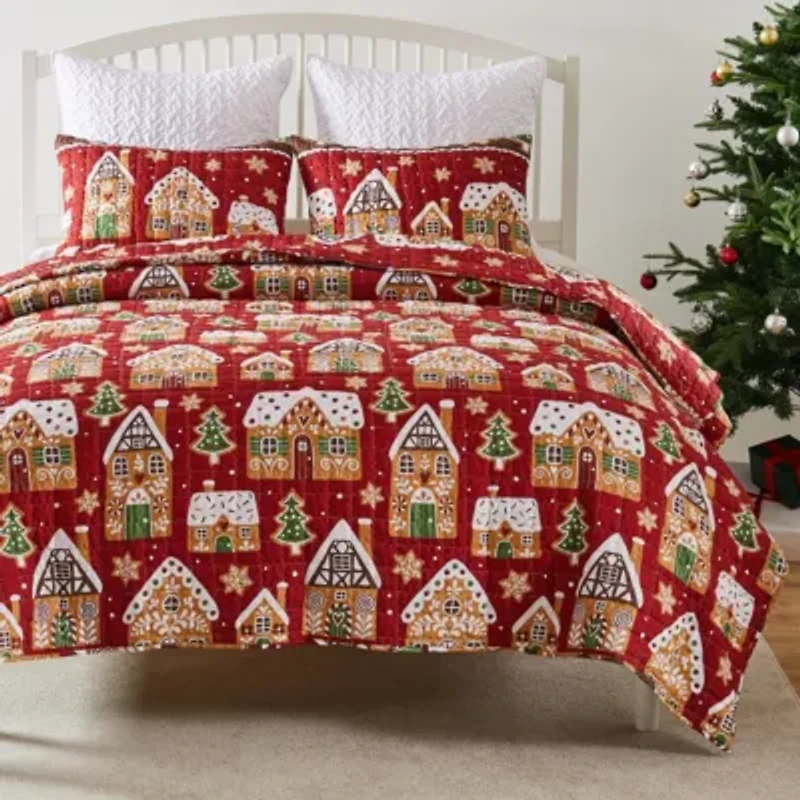 Gingerbread Lane Quilt Set