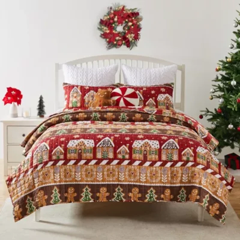 Gingerbread Lane Quilt Set