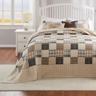 Oxford Taupe Bedspread Set