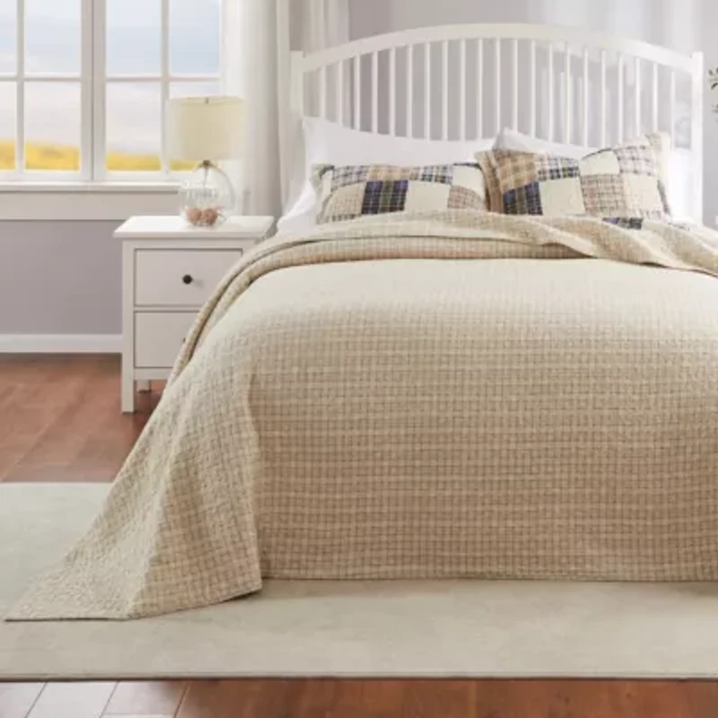 Oxford Taupe Bedspread Set