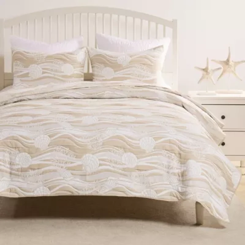 Dover Natural Coverlet Set