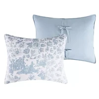 Toile Patch Coverlet Set