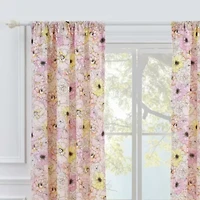 Misty Bloom Window Panel Pair
