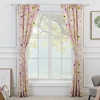 Misty Bloom Window Panel Pair