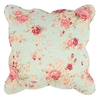 Antique Rose Blue Pillow Dec. Pillow Set