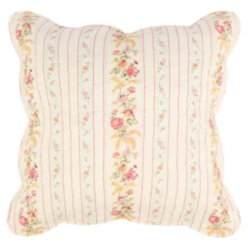Antique Rose Blue Pillow Dec. Pillow Set