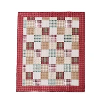 Oxford Red Throw