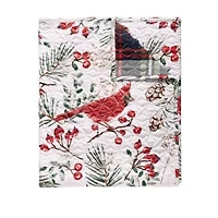 Cardinal Plaid Throw
