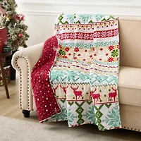 Fair Isle Snow Throw