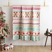 Fair Isle Snow Throw
