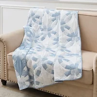 Wedding Ring Blue Throw