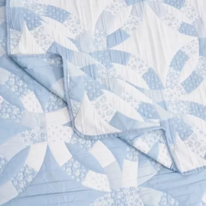 Wedding Ring Blue Throw