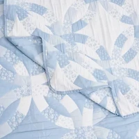 Wedding Ring Blue Throw