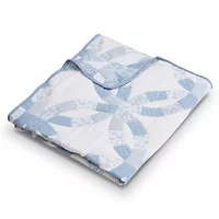 Wedding Ring Blue Throw