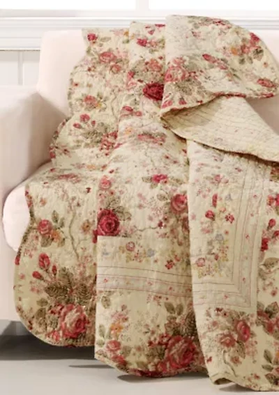 Antique Rose Throw