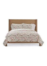 3-Piece Floral Meadow Quilt Set