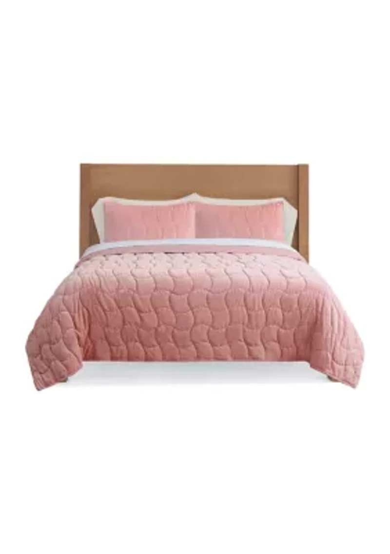 Velvet Quilt Set
