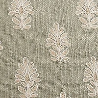 Embroidered Tonal Decorative Pillow