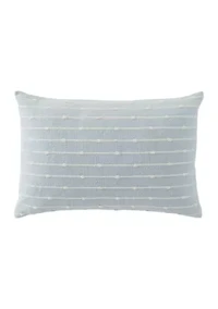 Embroidered Knot 14'' x 20'' Pillow