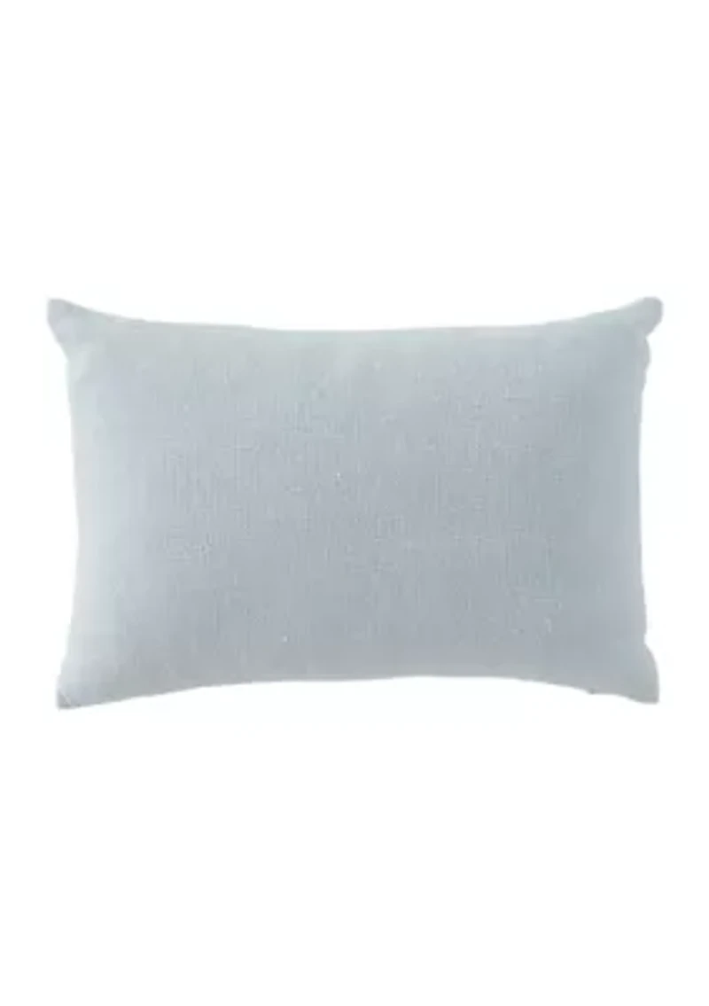 Embroidered Knot 14'' x 20'' Pillow